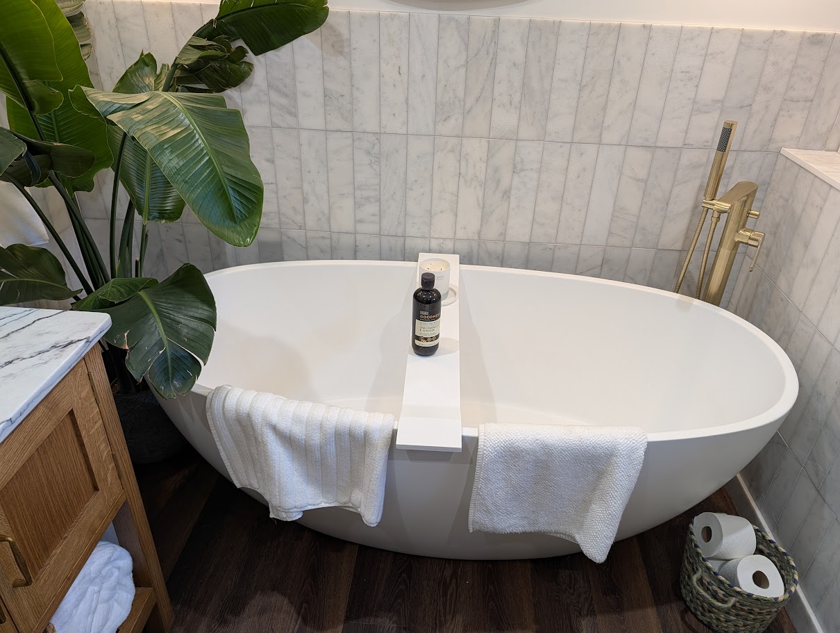 luxury bathroom renovation after