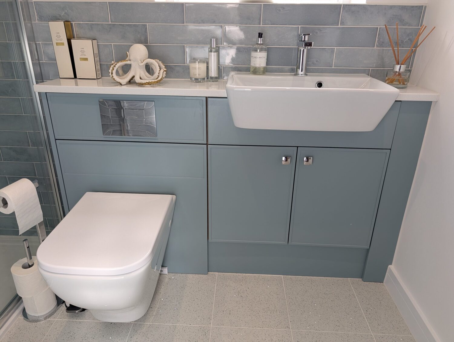 finished toilet and sink