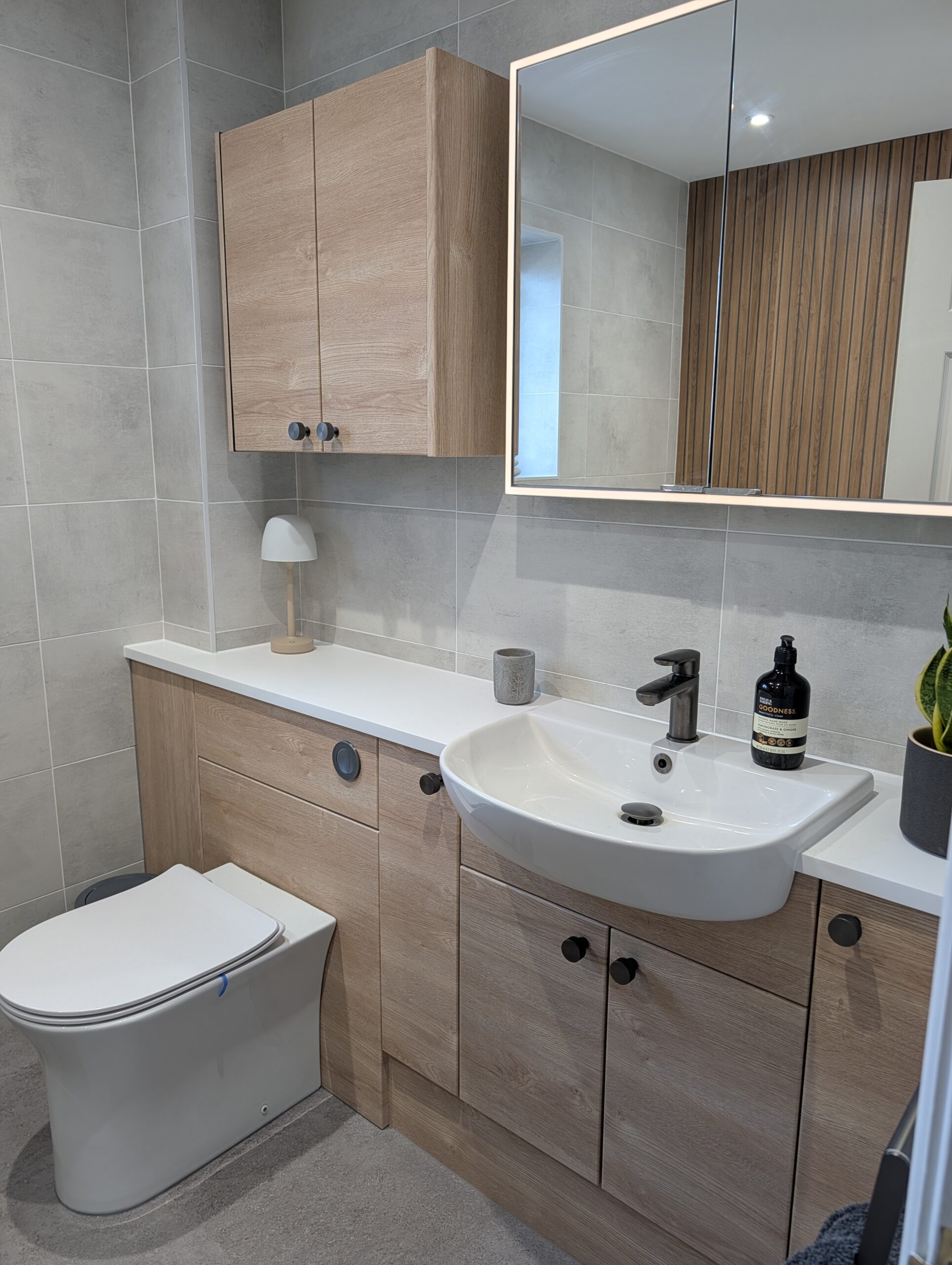 bathroom after